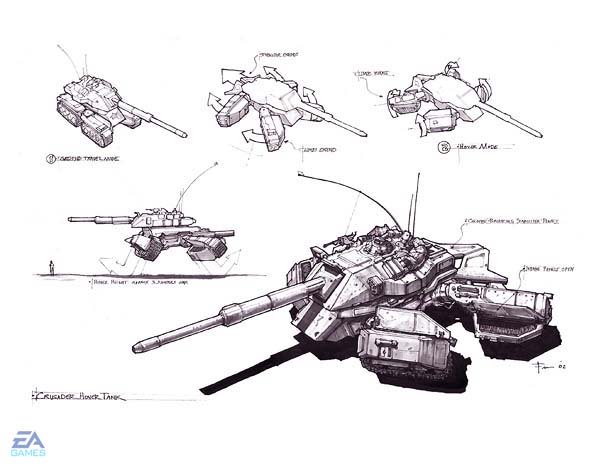 Crusader Hovertank