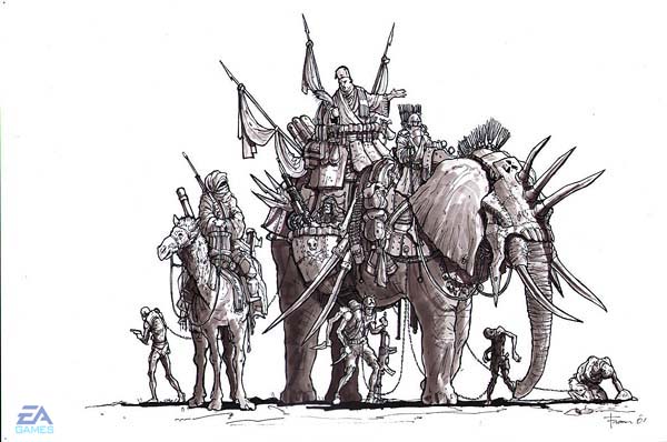 Elephantentuorage